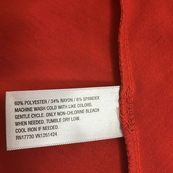 Womens Dress Size Small Red with Black Faux Leather‎ Fit Flare Sleeveless - Picture 8 of 8